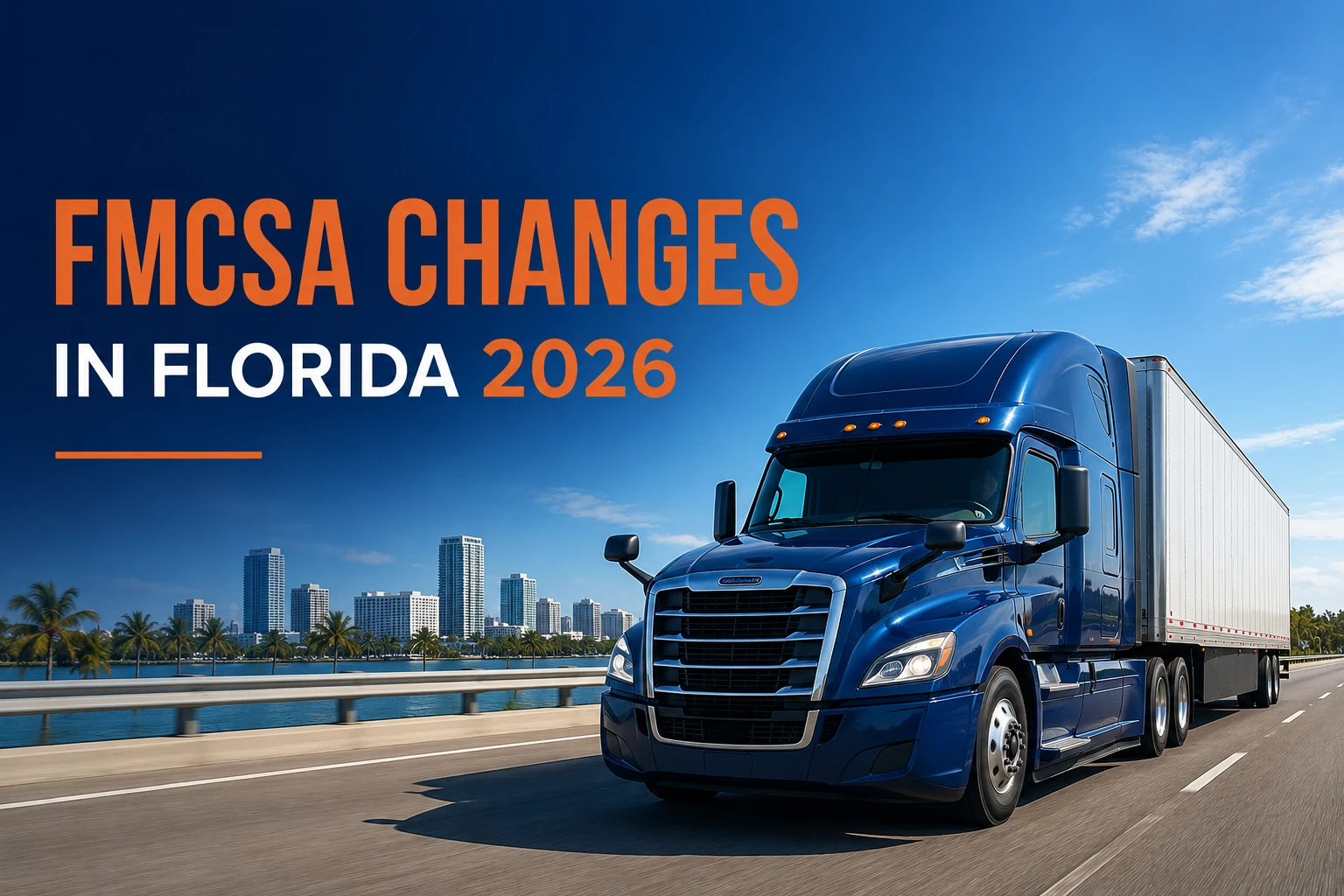FMCSA Changes 2026: What Owner-Operators in Florida Need to Know